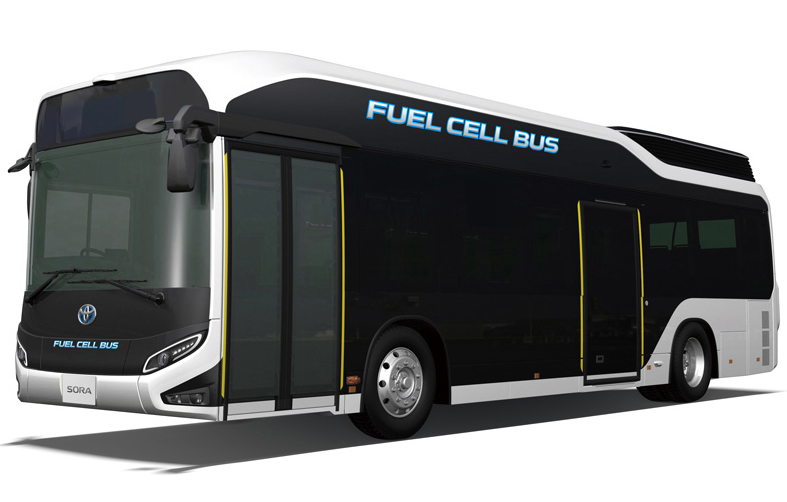اتوبوس‌ هیدروژنی تویوتا با نام Sora معرفی شد